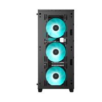DEEPCOOL CC560 V2 PF550 550W 80Plus Mid-Tower 4xRainbow Fanlı Mid-Tower Siyah Kasa